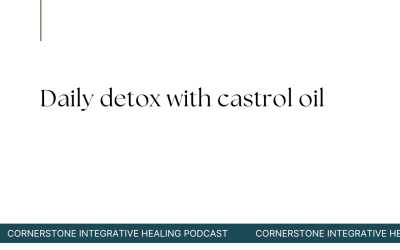 Daily detox support with castor oil packs