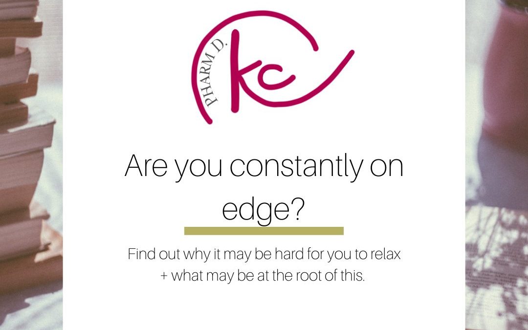 Why is it so hard to relax?