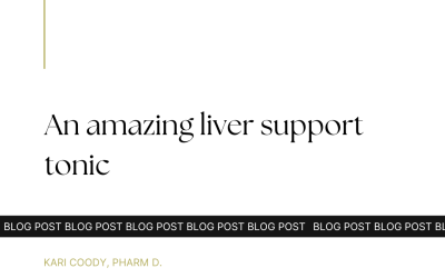 An amazing liver support tonic