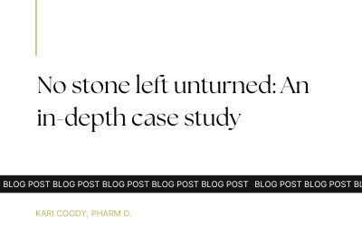 No stone left unturned: An in depth case study