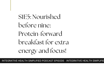 S1E5: Nourished before nine: Protein-forward breakfast for energy and focus!