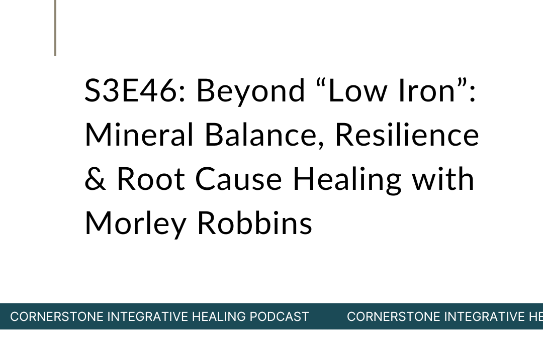 S3E46: Beyond “Low Iron”: Mineral Balance, Resilience & Root Cause Healing with Morley Robbins