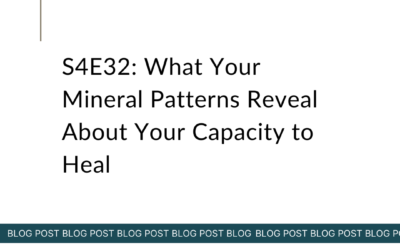 S4E32: What Your Mineral Patterns Reveal About Your Capacity to Heal